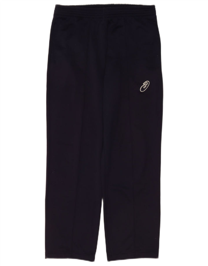 ASICS Womens Tracksuit Trousers Small  Navy Blue Polyester