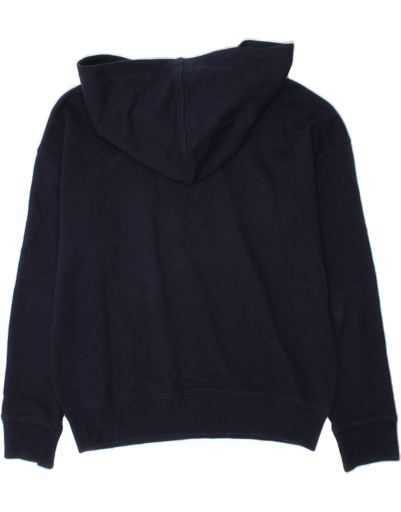 POLO RALPH LAUREN Boys Graphic Hoodie Jumper 15-16 Years XL Navy Blue Vintage Polo Ralph Lauren and Second-Hand Polo Ralph Lauren from Messina Hembry 