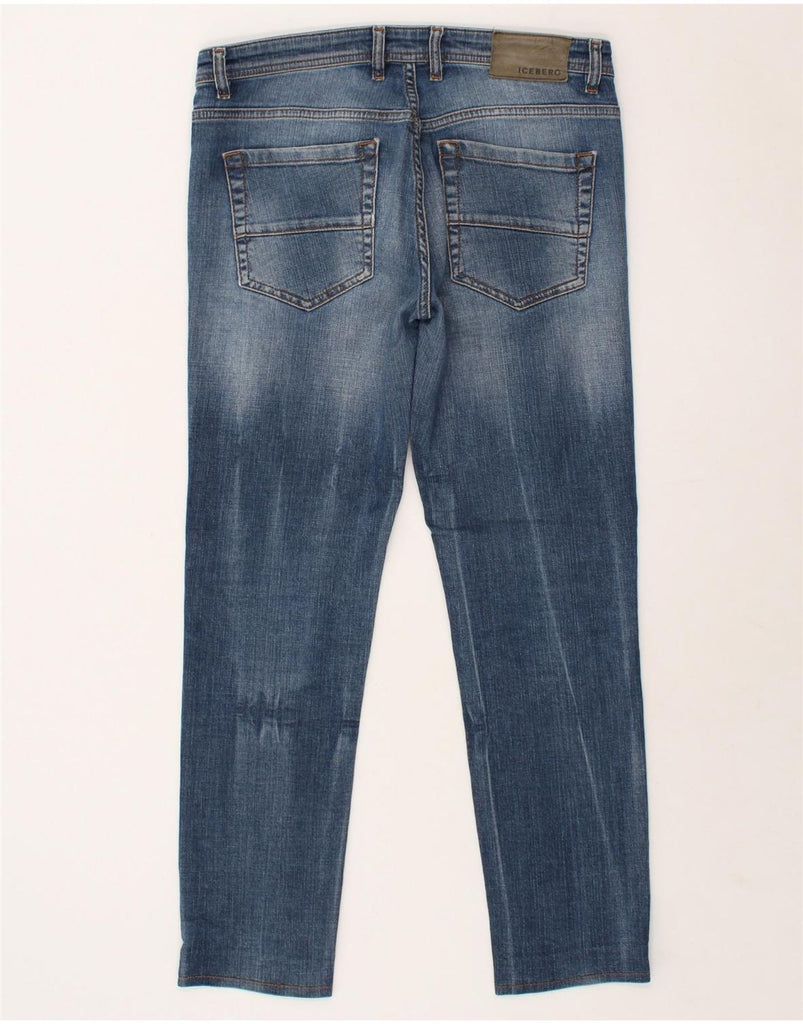 ICEBERG Womens Slim Jeans W31 L28 Blue | Vintage Iceberg | Thrift | Second-Hand Iceberg | Used Clothing | Messina Hembry 
