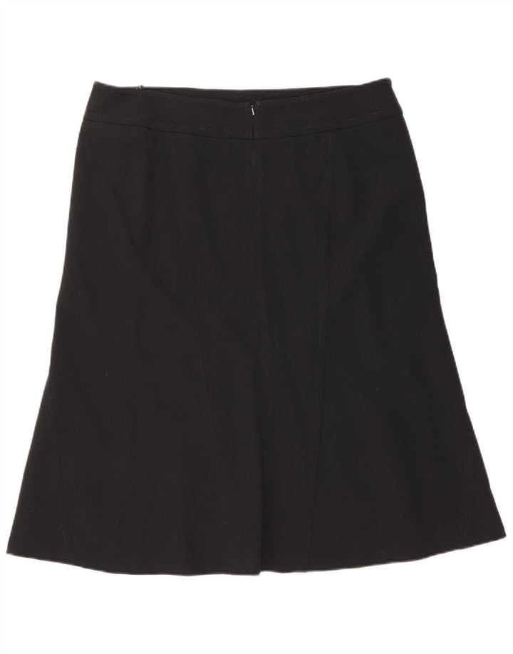 COAST Womens A-Line Skirt UK 16 Large W34  Black Polyester