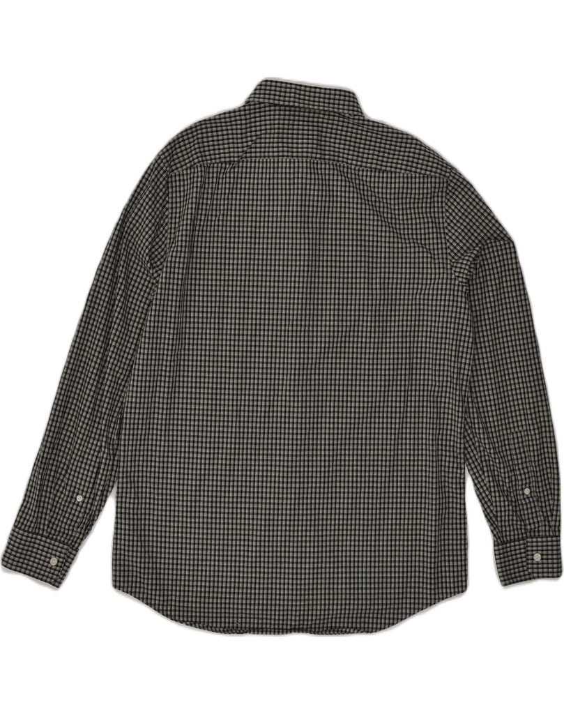 MICHAEL KORS Mens Shirt Large Black Gingham Cotton | Vintage Michael Kors | Thrift | Second-Hand Michael Kors | Used Clothing | Messina Hembry 