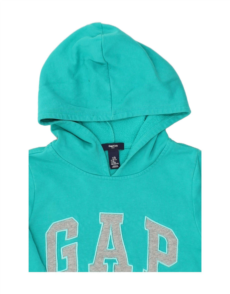 GAP Girls Graphic Hoodie Jumper 11-12 Years Blue | Vintage Gap | Thrift | Second-Hand Gap | Used Clothing | Messina Hembry 