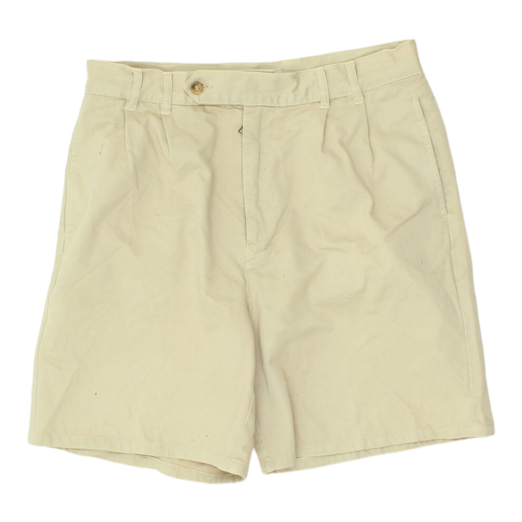 Alberto Aspesi Mens Beige Cotton Chino Shorts | Vintage High End Designer VTG | Vintage Messina Hembry | Thrift | Second-Hand Messina Hembry | Used Clothing | Messina Hembry 