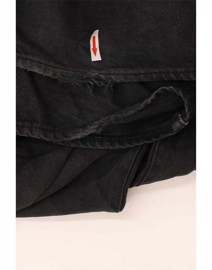 Levi's Mens 501 Straight Jeans W32 L34 Black Cotton