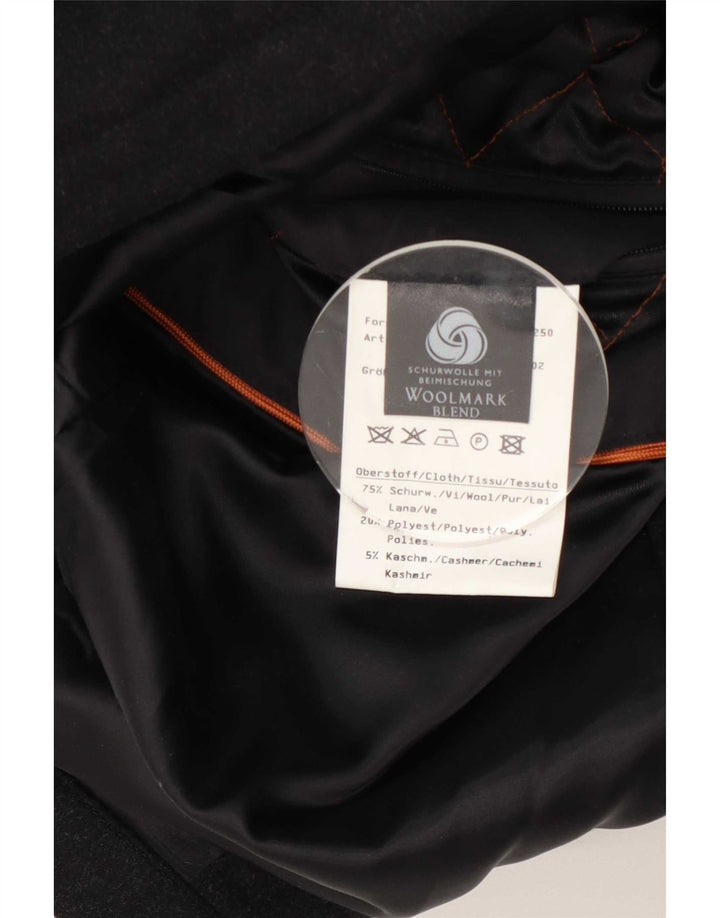Bugatti Mens Overcoat IT 46 Small Black Virgin Wool