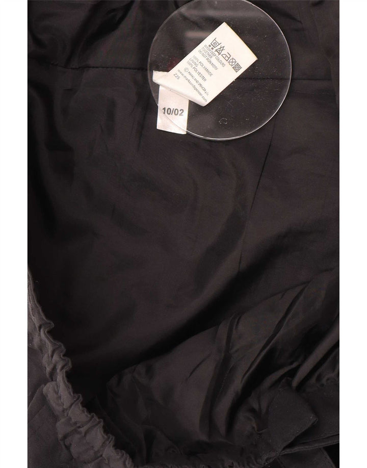 Marks & Spencer Mens Windbreaker Trousers Large W36 L31 Black Polyamide