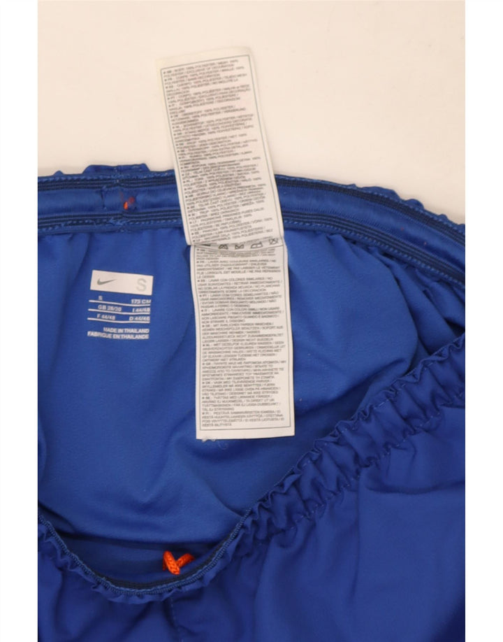 Nike Mens Valencia Sport Shorts Small Blue Polyester