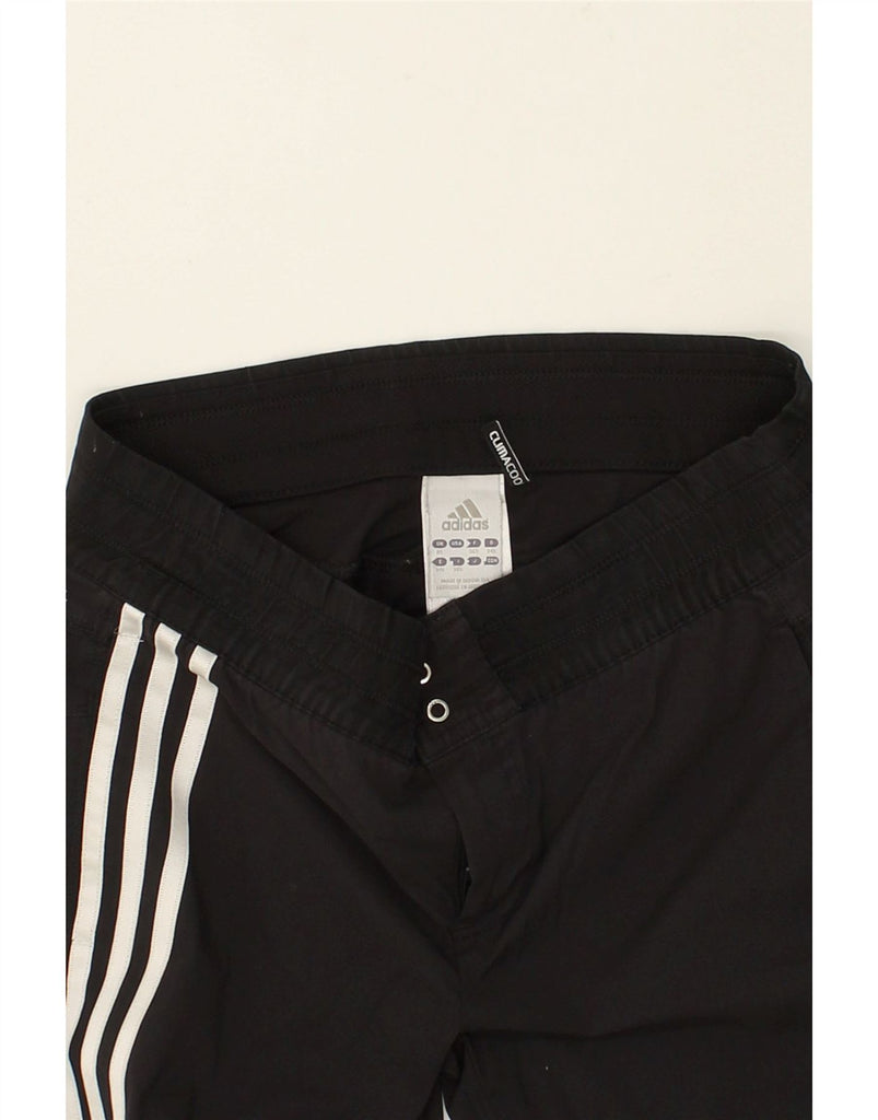 ADIDAS Womens Climacool Tracksuit Trousers UK 8 Small Black Polyamide | Vintage Adidas | Thrift | Second-Hand Adidas | Used Clothing | Messina Hembry 