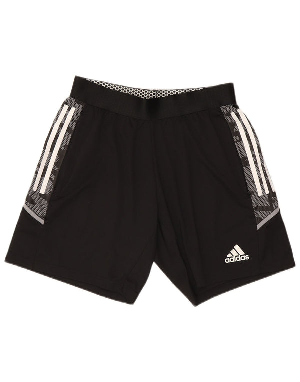 Adidas Mens Sport Shorts Medium Black Camouflage Polyester