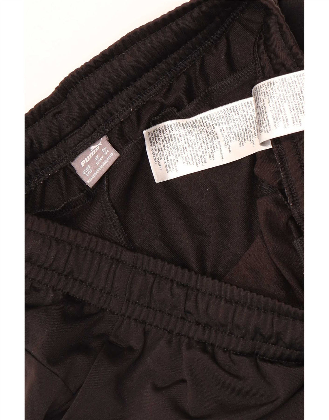 Puma Boys Tracksuit Trousers 13-14 Years Black Polyester