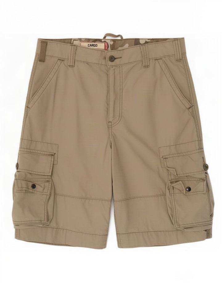 Levi's Mens Cargo Shorts Medium W32 Khaki Cotton