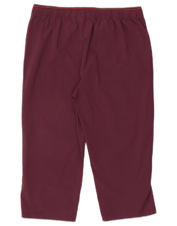 Rohan Womens Capri Trousers UK 10 Small Burgundy Polyamide