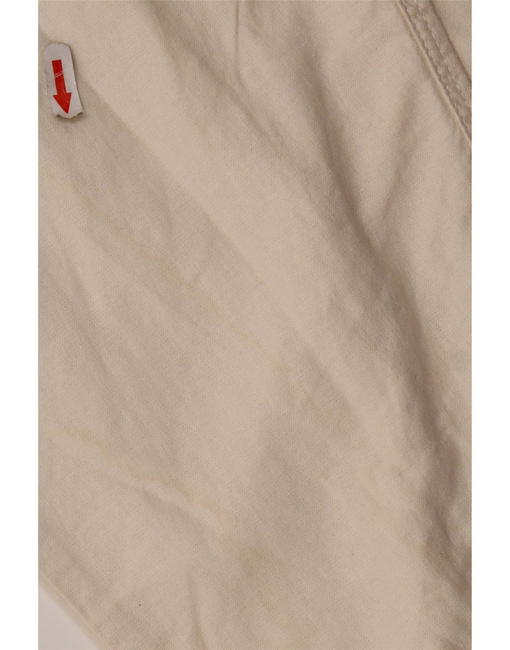 Marks & Spencer Womens Tracksuit Trousers UK 16 Large White Linen