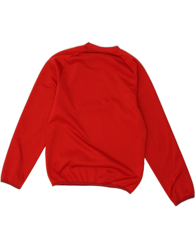 LOTTO Boys AC Monza Graphic Sweatshirt Jumper 12-13 Years Large Red | Vintage Lotto | Thrift | Second-Hand Lotto | Used Clothing | Messina Hembry 