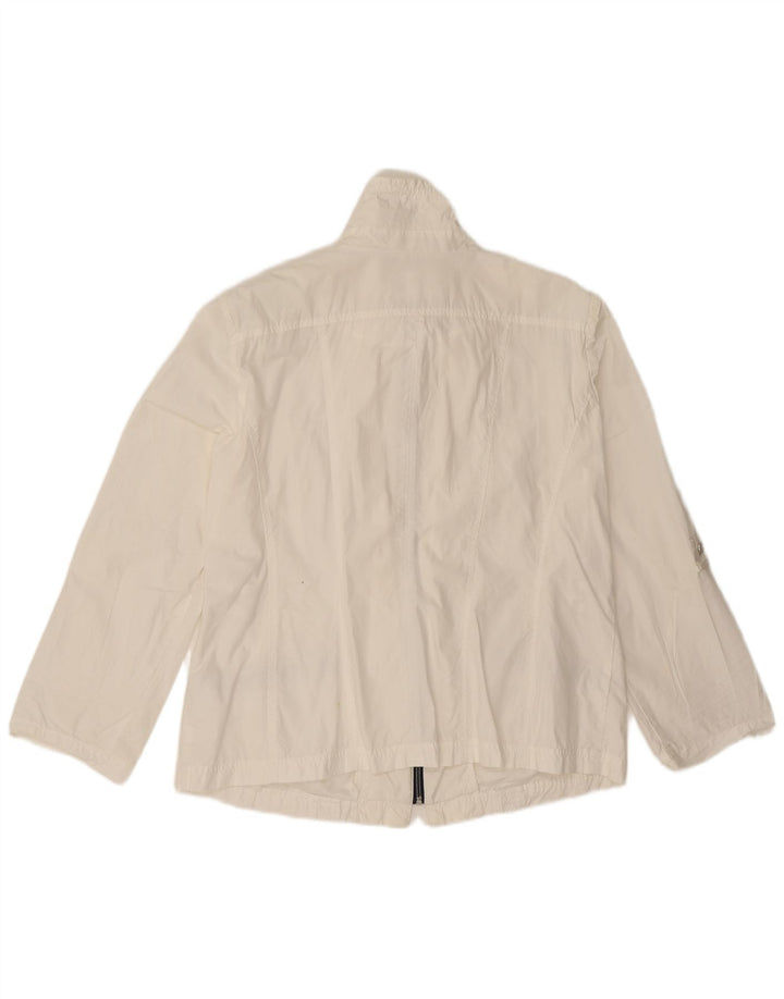 Canda Womens Rain Jacket EU 48 2XL White Polyester
