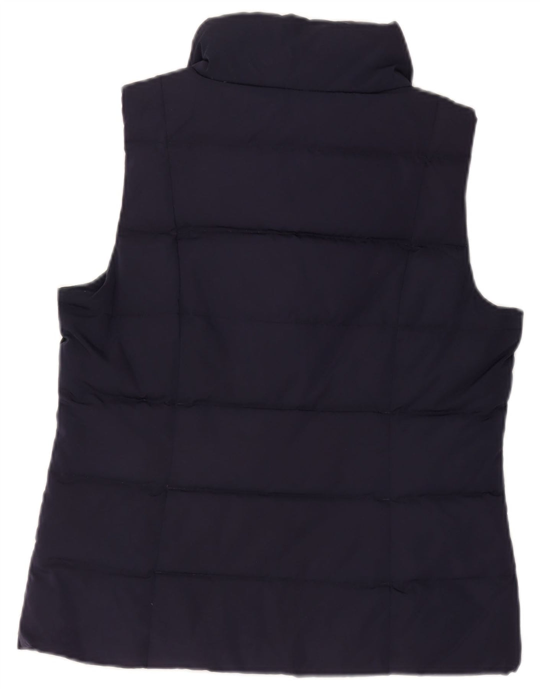 Monsoon Womens Padded Gilet UK 14 Medium Navy Blue Polyester