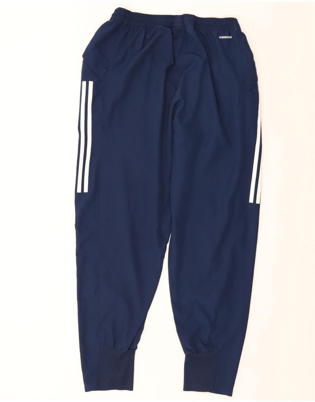 Adidas Mens Aeroready Tracksuit Trousers Joggers Large  Navy Blue Polyester
