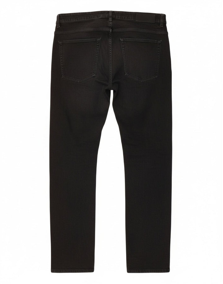 Hugo Boss Mens Slim Jeans W36 L32 Black Cotton