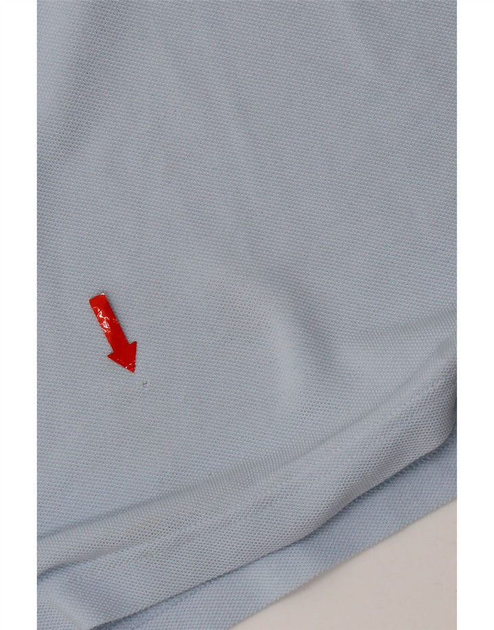 Lacoste Womens Polo Shirt Size 44 Large Blue Cotton