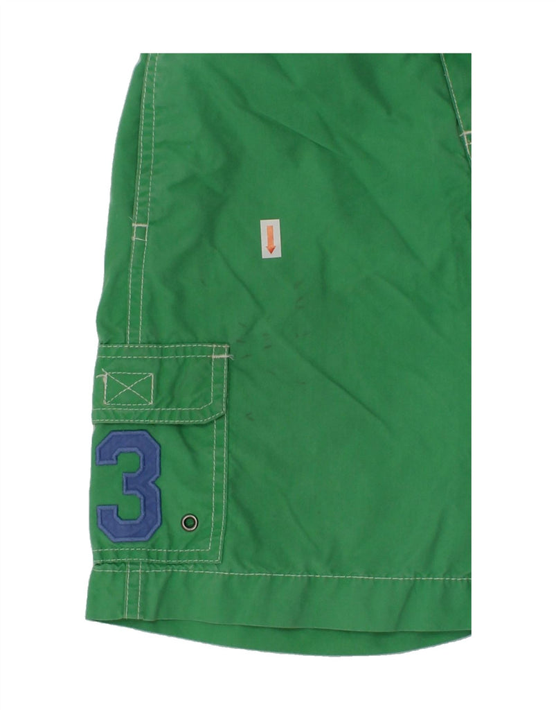 POLO RALPH LAUREN Boys Graphic Swimming Shorts 5-6 Years Green Cotton | Vintage Polo Ralph Lauren | Thrift | Second-Hand Polo Ralph Lauren | Used Clothing | Messina Hembry 