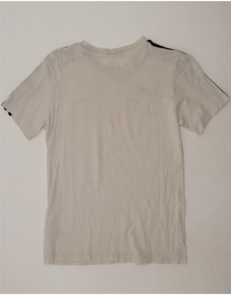 ADIDAS Boys T-Shirt Top 11-12 Years White Cotton Vintage Adidas and Second-Hand Adidas from Messina Hembry 