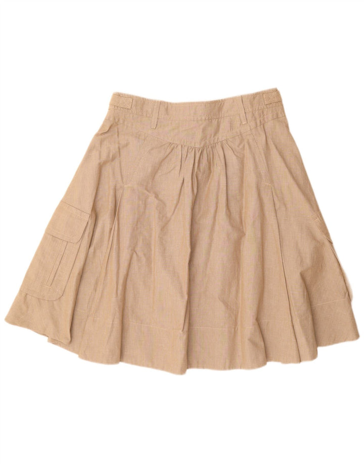 Marlboro Classics Womens Cargo Skirt EU 40 Medium W30 Beige Gingham