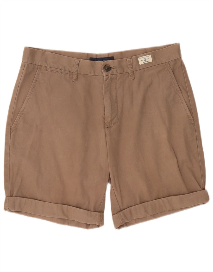 Tommy Hilfiger Mens Chino Shorts W32 Medium Beige Cotton