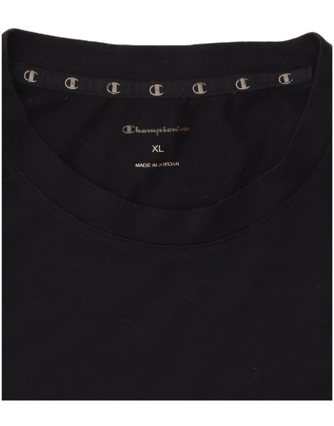 Champion Mens Graphic T-Shirt Top XL Navy Blue