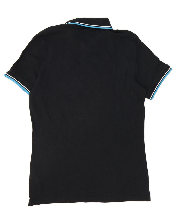 DIADORA Mens Polo Shirt XL Black Cotton Vintage Diadora and Second-Hand Diadora from Messina Hembry 