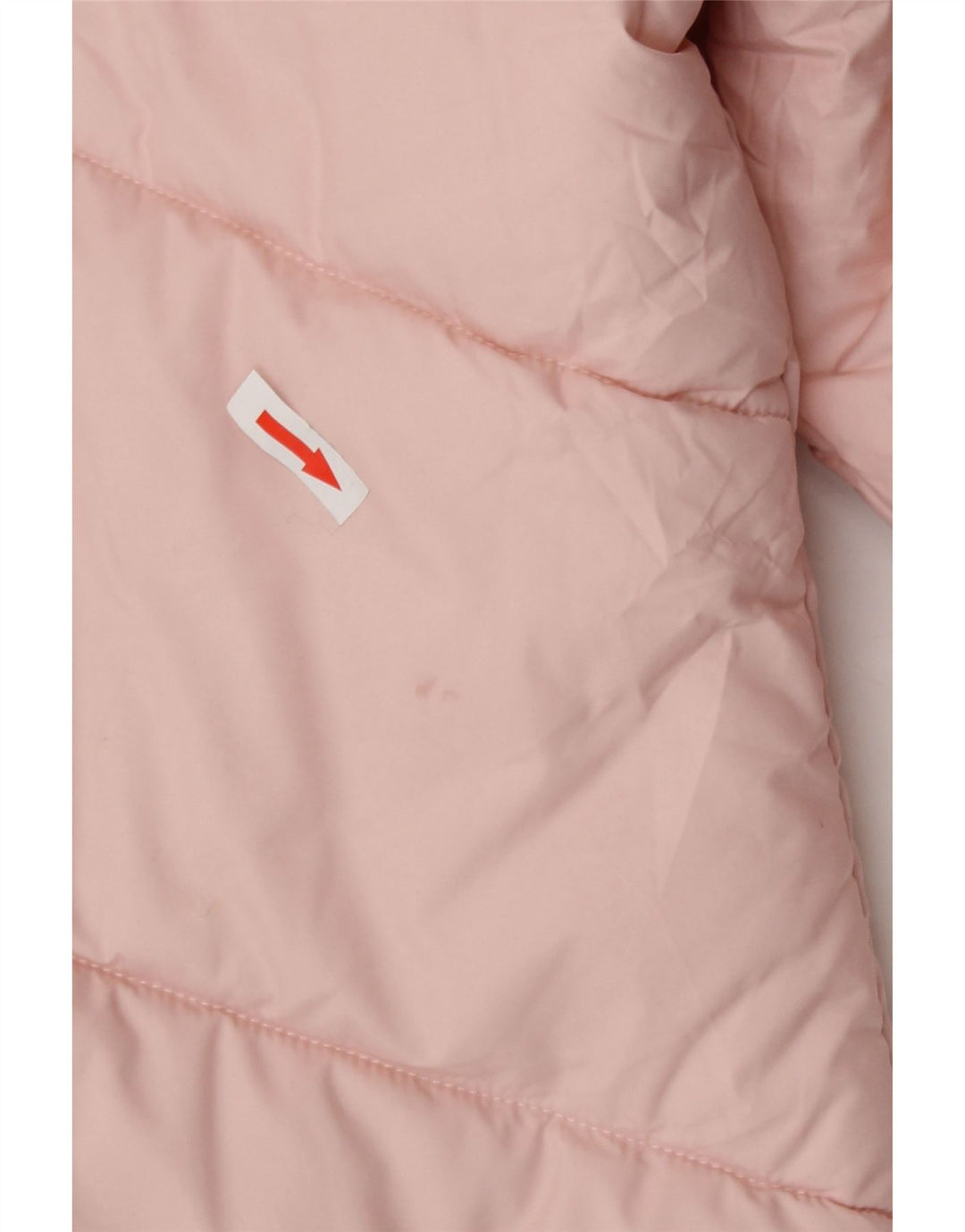 Puma Womens Hooded Padded Jacket UK 14 Medium Pink Polyester
