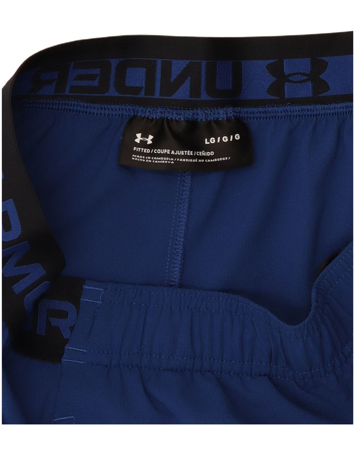 UNDER ARMOUR Mens Graphic Sport Shorts Large Blue