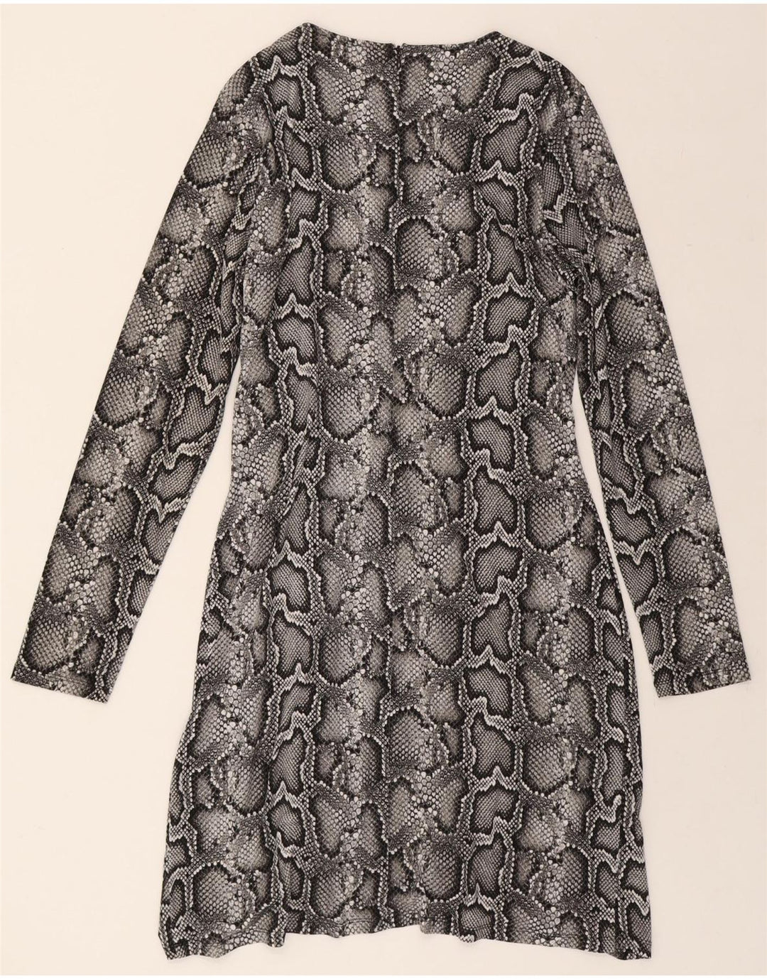MICHAEL KORS Womens Sheath Dress UK 14 Medium Grey Animal Print Vintage Michael Kors and Second-Hand Michael Kors from Messina Hembry 