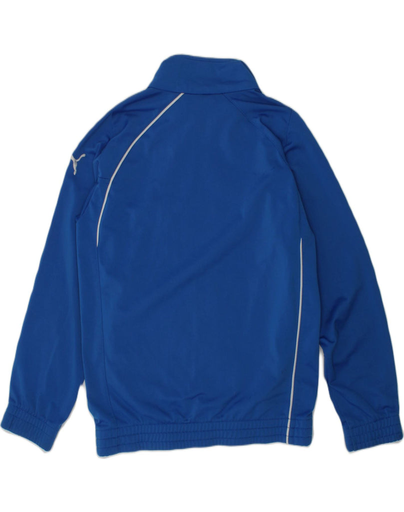 PUMA Boys Tracksuit Top Jacket 7-8 Years Blue | Vintage Puma | Thrift | Second-Hand Puma | Used Clothing | Messina Hembry 