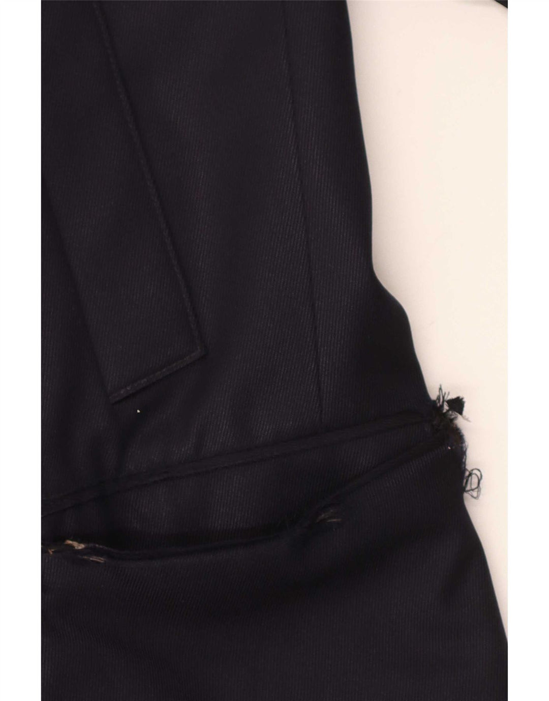Boggi Mens Overcoat IT 46 Small Navy Blue Wool