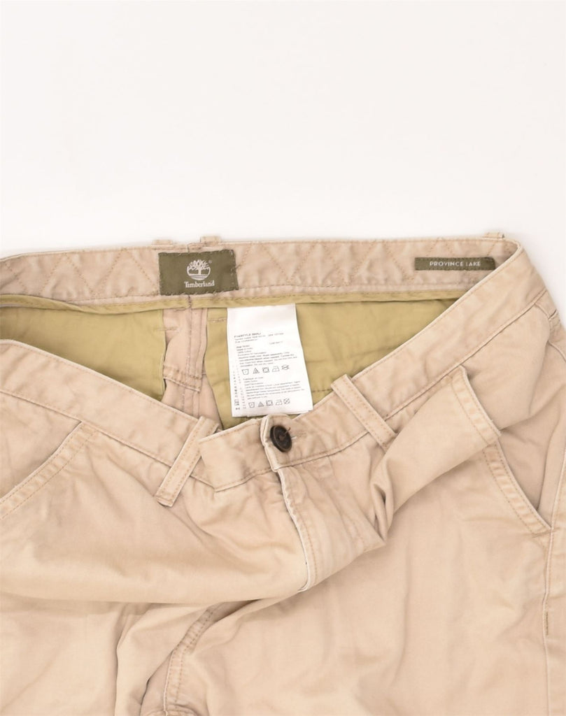 TIMBERLAND Mens Tapered Casual Trousers W32 L30  Beige Cotton | Vintage Timberland | Thrift | Second-Hand Timberland | Used Clothing | Messina Hembry 