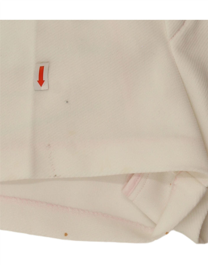 VINTAGE Womens Chino Shorts W32 Large White Colourblock Vintage Vintage and Second-Hand Vintage from Messina Hembry 