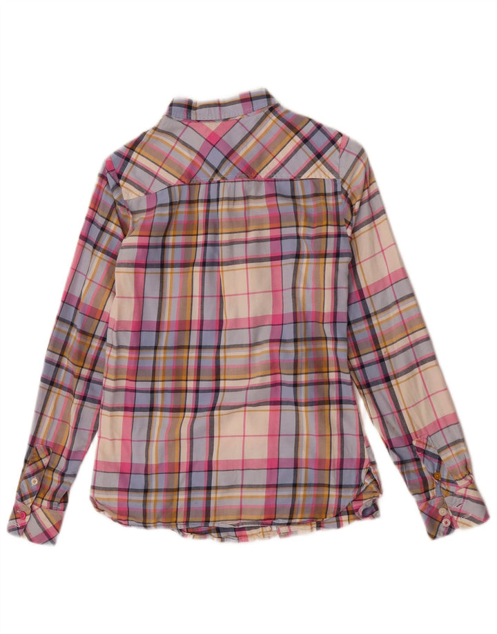 Joules Womens Shirt UK 8 Small Multicoloured Check Cotton