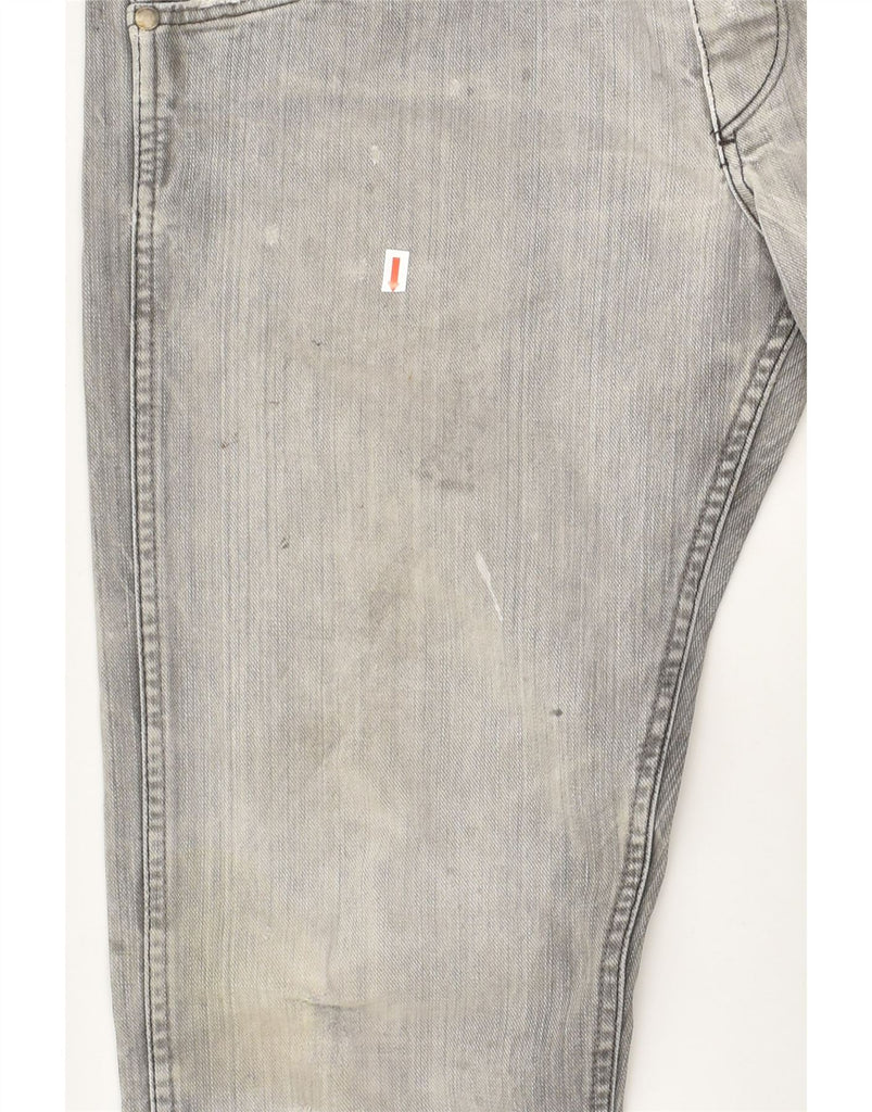 WRANGLER Mens Crank Straight Jeans W36 L34  Grey Cotton | Vintage Wrangler | Thrift | Second-Hand Wrangler | Used Clothing | Messina Hembry 