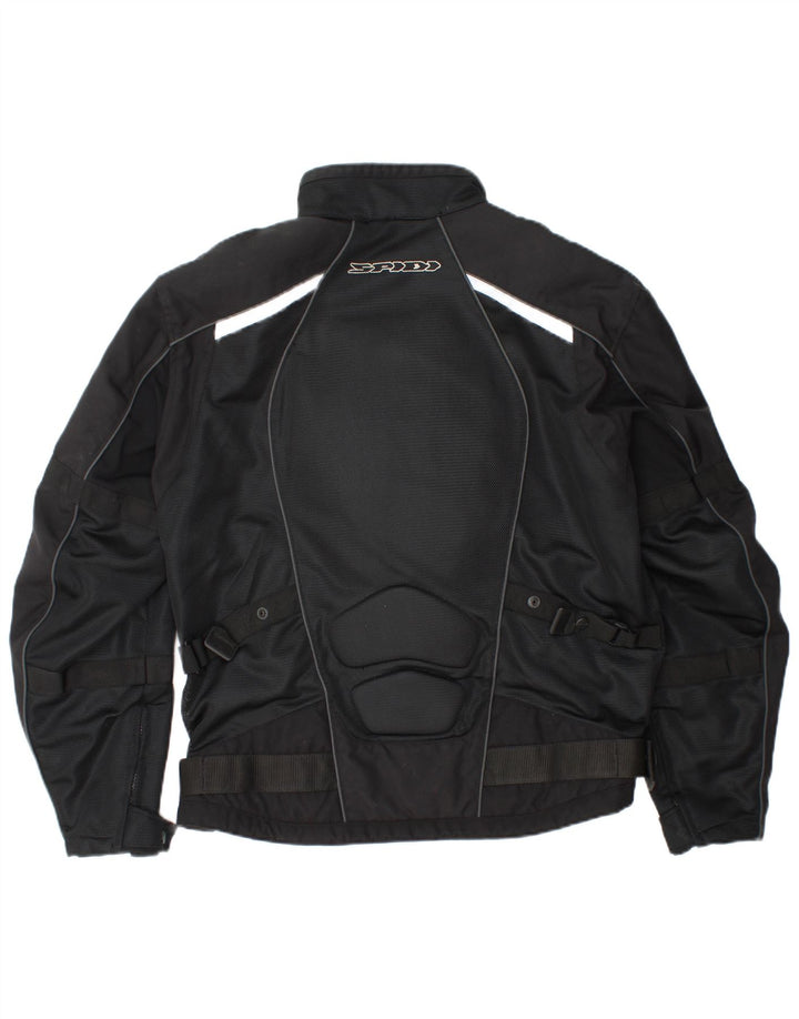 SPIDI Mens Graphic Racer Jacket UK 42 XL Black