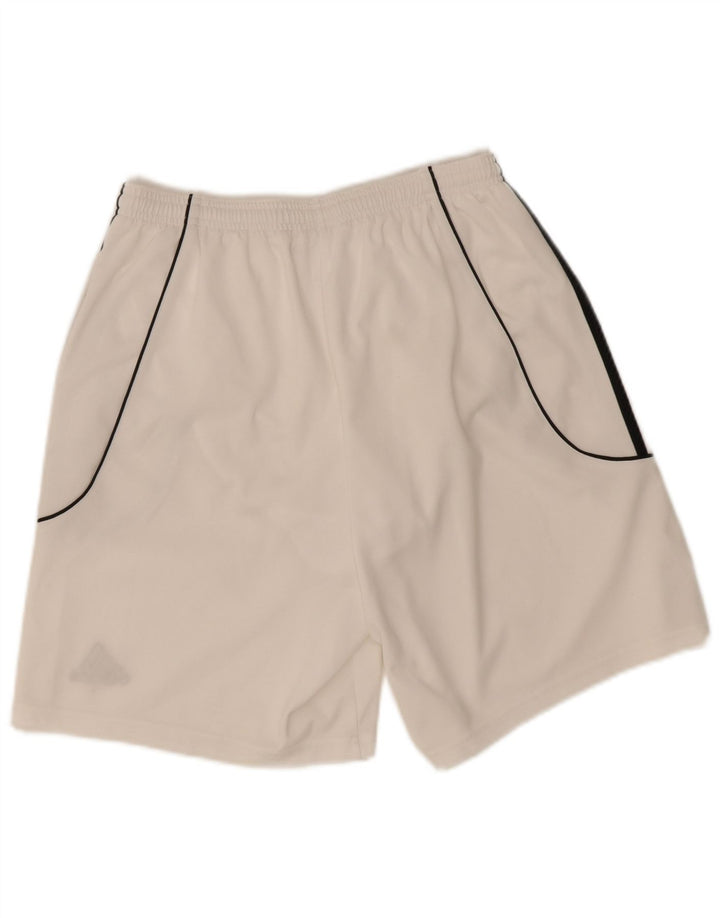 Adidas Mens Climalite Sport Shorts Large White Polyester