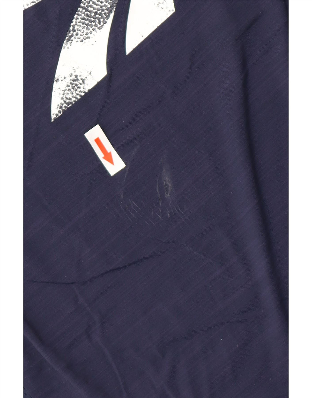 REEBOK Mens Graphic T-Shirt Top Medium Navy Blue