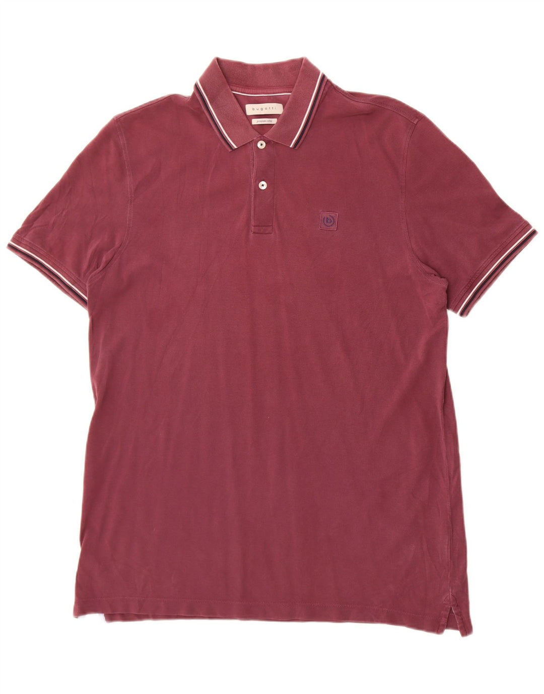 Bugatti Mens Polo Shirt XL Maroon