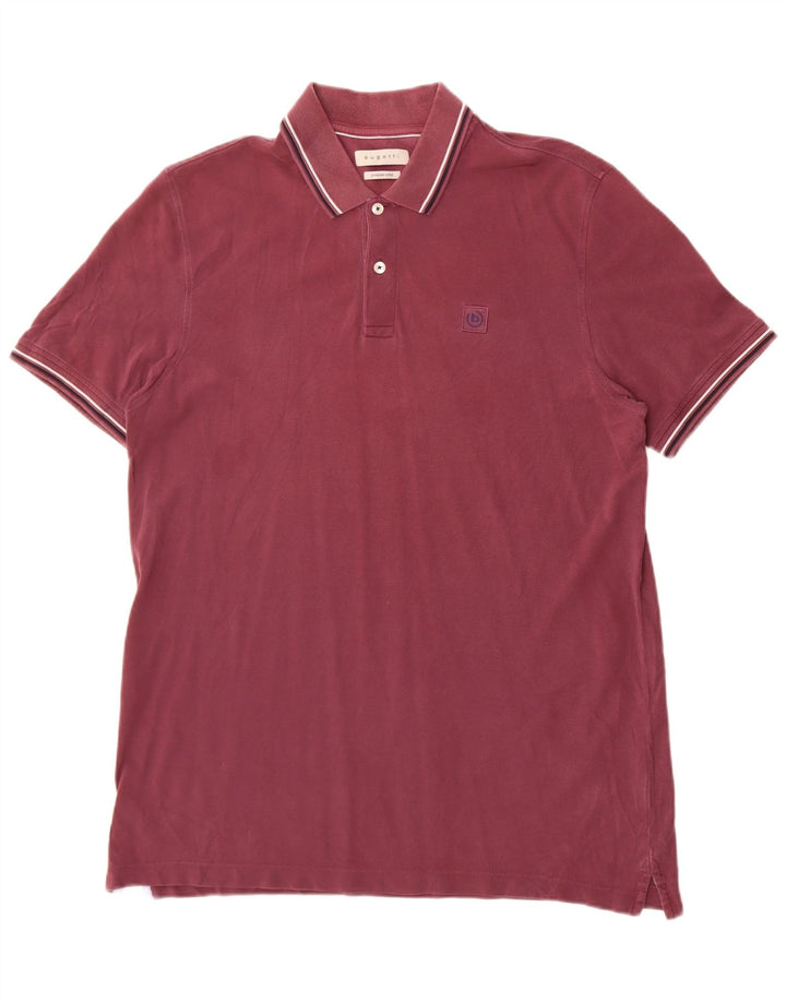 Bugatti Mens Polo Shirt XL Maroon