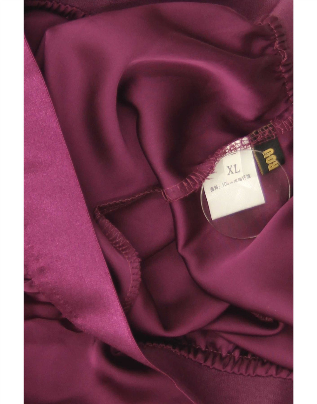 Vintage Womens 2 Button Piece Skirt Set XL W28 Purple Polyester