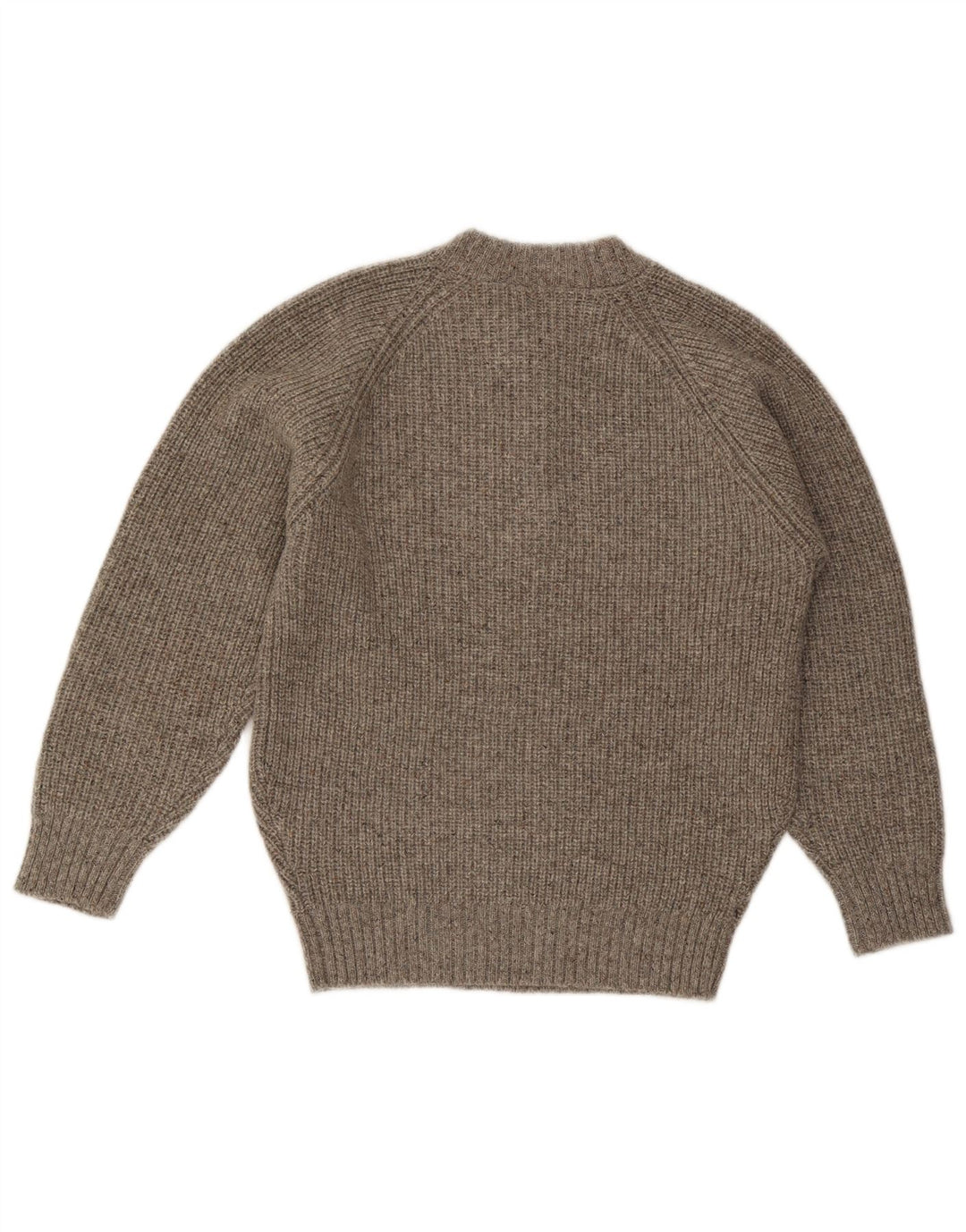 Vintage Mens Crew Neck Jumper Sweater Medium Grey