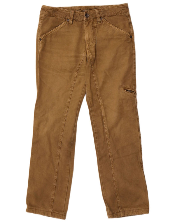 Best Company Mens Straight Cargo Trousers IT 48 Medium W32 L29 Brown Cotton