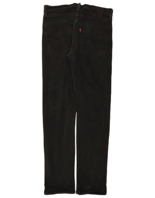 Levi's Mens Slim Jeans W30 L32 Black Cotton