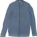 HUGO BOSS Mens Slim Fit Tracksuit Top Jacket Medium Blue Cotton Vintage Hugo Boss and Second-Hand Hugo Boss from Messina Hembry 