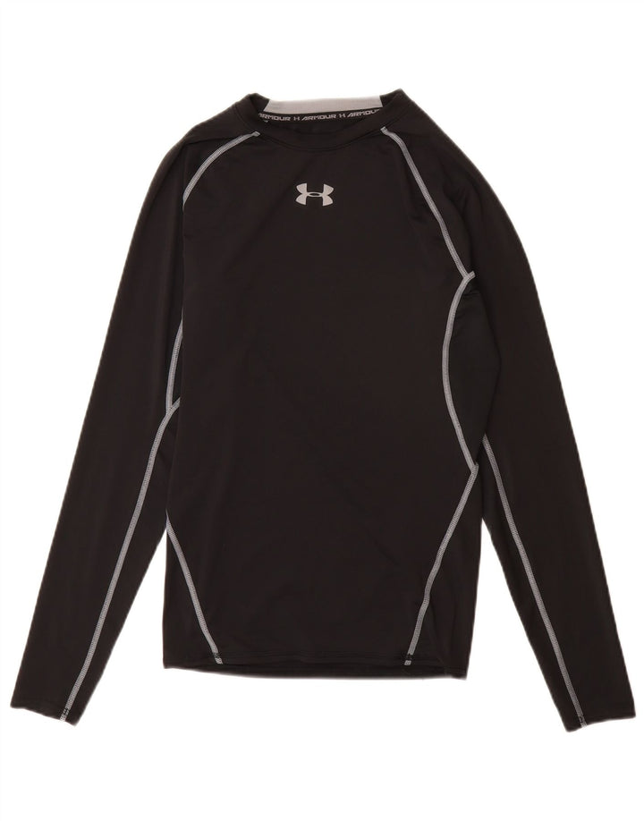 Under Armour Mens Compression Top Long Sleeve Medium Black