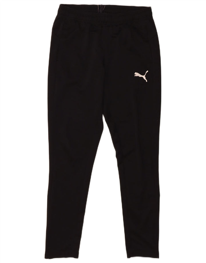 PUMA Mens Tracksuit Trousers Medium  Black Polyester